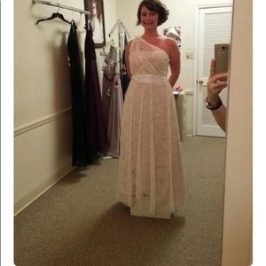 Beautiful and delicate wedding dress